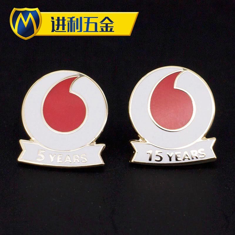 金屬仿琺瑯徽章定制做胸針企業公司徽章胸章簡約時尚徽章定制