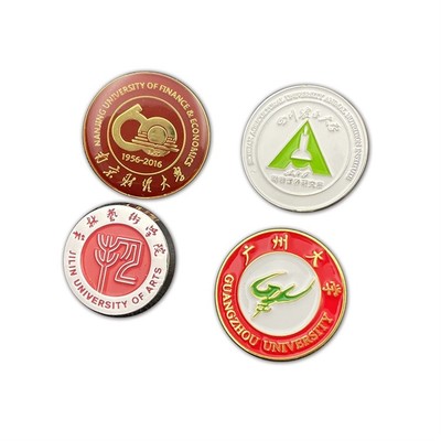 蓮花琺瑯胸章深圳胸章廠免費模具保留