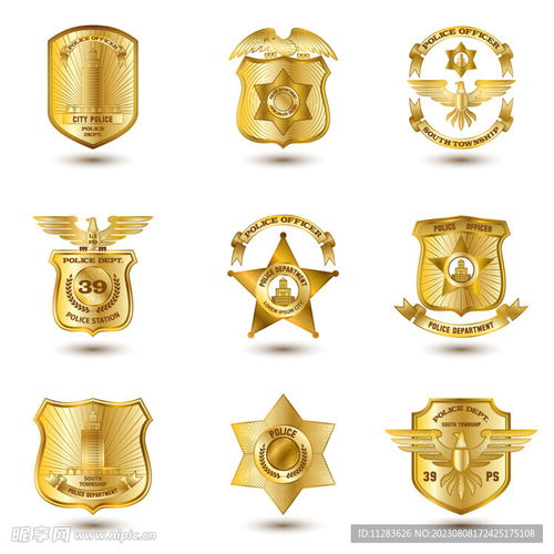 金色盾牌設計圖 其他圖標 標志圖標