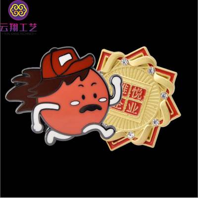 深圳做胸章工廠 批量生產(chǎn)胸徽工廠做徽章找云翔工藝