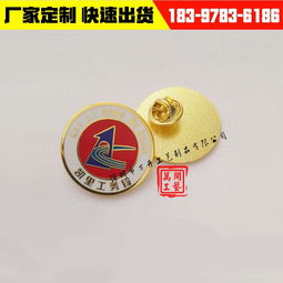 金屬徽章廠 五金胸章制作 定做胸牌 五金烤漆徽章報價