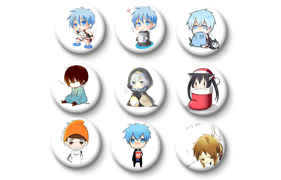 Q版人物胸章|標志|平面|Zero70 - 原創設計作品 