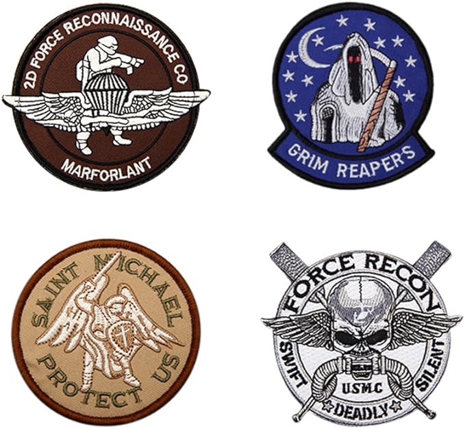 cqb 美軍軍條 陸軍標志臂章 軍種刺繡魔術貼 個性胸章.