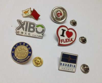 浙江金屬徽章定做廠家/公司形象胸章別針工廠生產-首商網