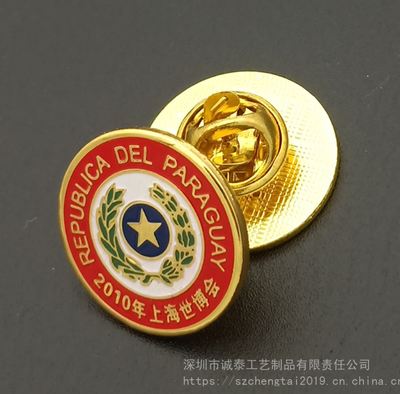 古銅色徽章壓鑄立體胸章獅子會胸章生產